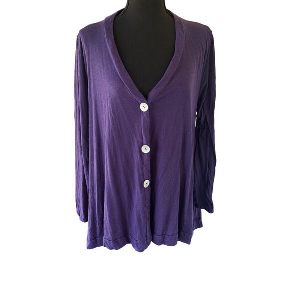 Anthropologie Tops - Anthropologie - Comfy Modal Stretch Jersey Cardigan - LG
